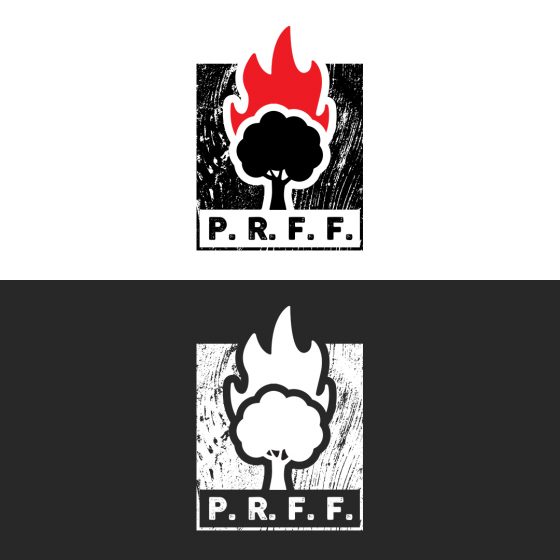 Variante du Logo PRFF, prévention des risques feux de forêt 1
