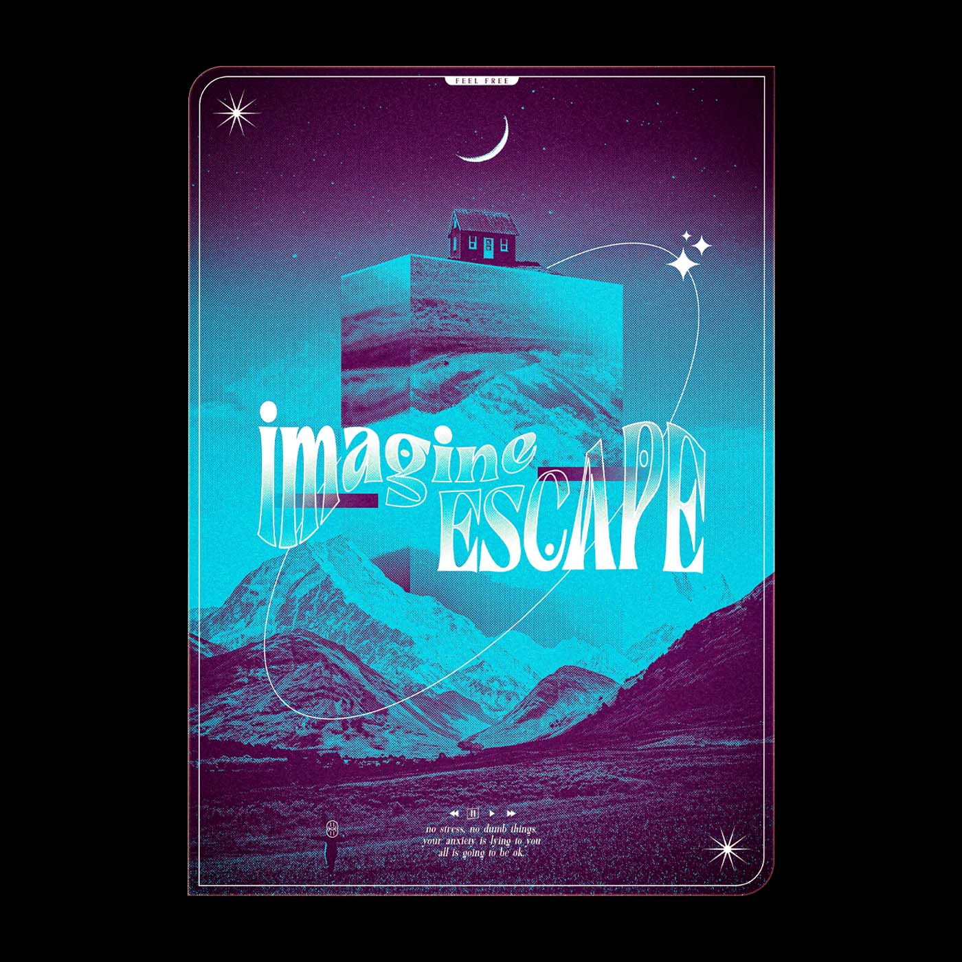 imagine escape poster design