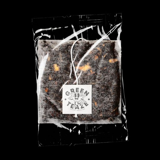 Tea bag mockup packaging