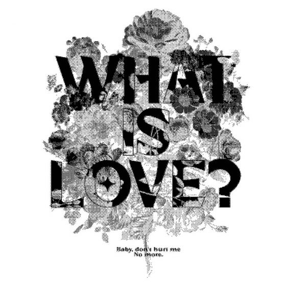 What is love ? Illustration bitmap d'un design par franck jeannin graphiste