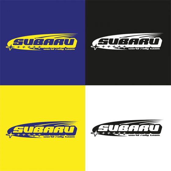 Subaru redesign du logo dans un style Y2K par franck jeannin graphiste