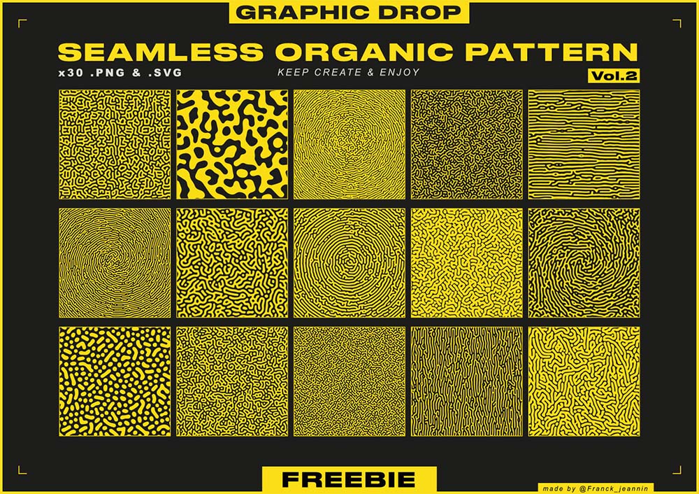 Capture d'écran du pack de formes organiques abstraites volume 2