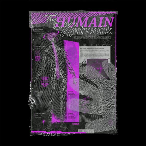 Visuel humain network poster variante