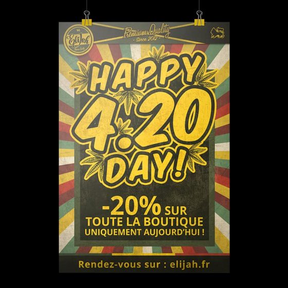 Affiche 420 Day Elijah