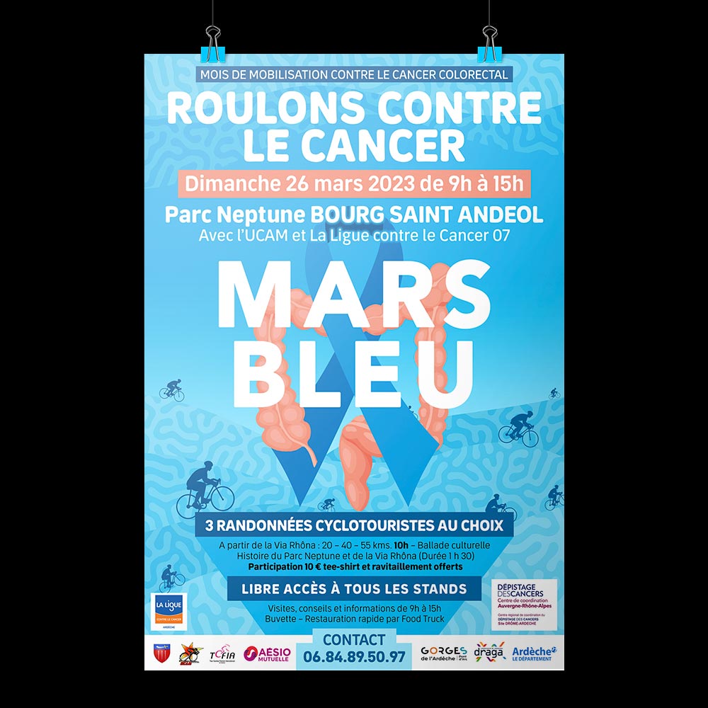 Affiche Mars bleu 2023