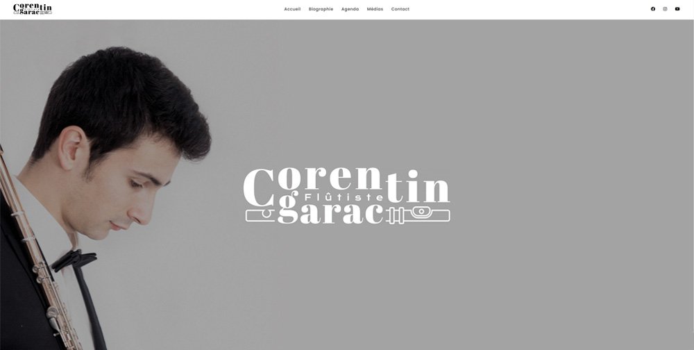 Screen site web corentin garac 1
