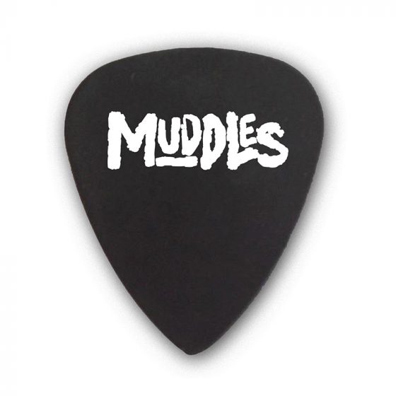 Médiator avec le Logo du groupe Muddles