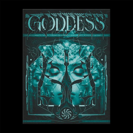 Poster Néo-Gothique Goddess variante