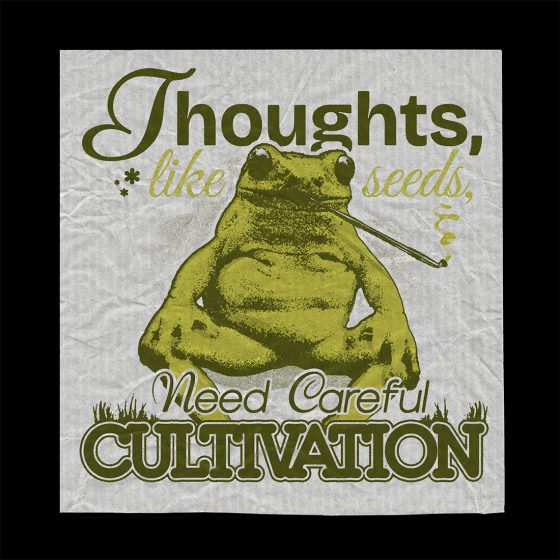 The Wise Frog design d'affiche variante