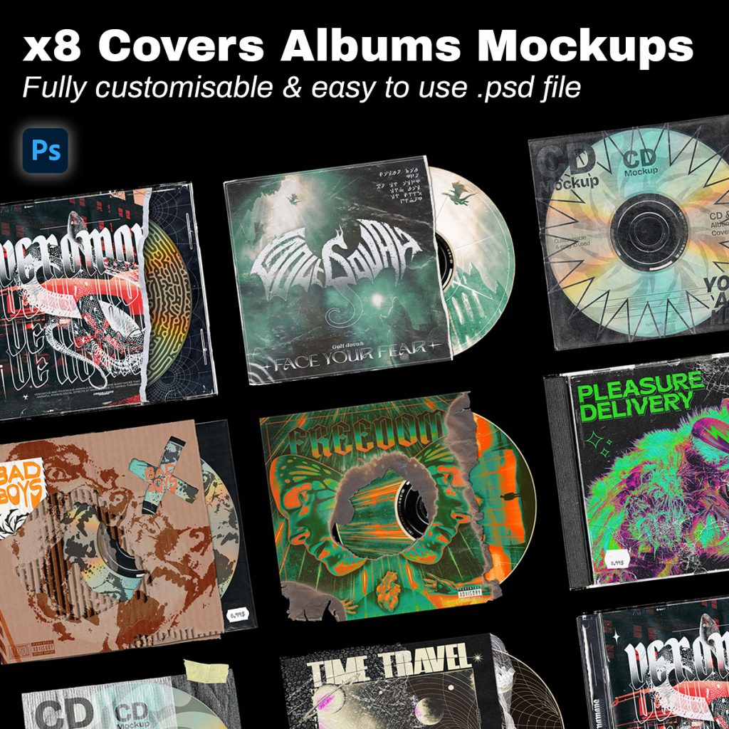 8 Cover album Mockup miniature