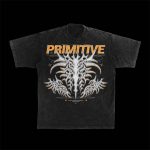 T-shirt Tribal Pixélisé - PRIMITIVE- Noir