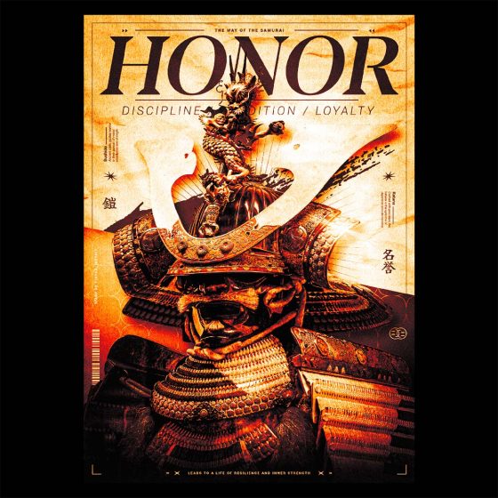Honor - Samouraï poster design - Variante