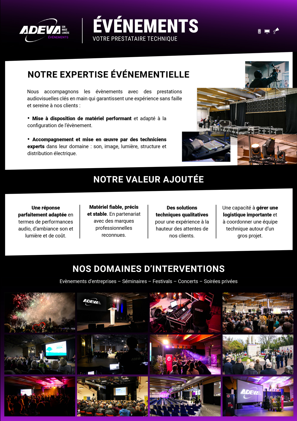 Extrait de la présentation commerciale ADEVA 2024 cinquième page